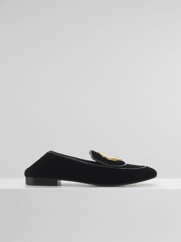 Chloé Moccasins Mujer Zapatos Negras Algodón,Polyester CXGV04382